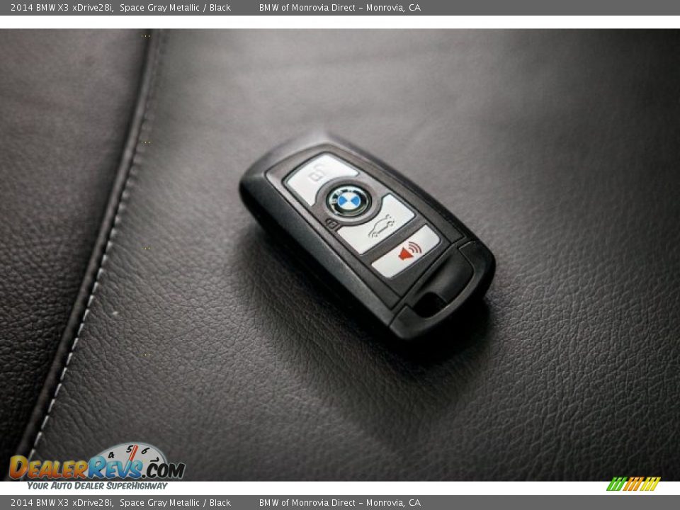 2014 BMW X3 xDrive28i Space Gray Metallic / Black Photo #11
