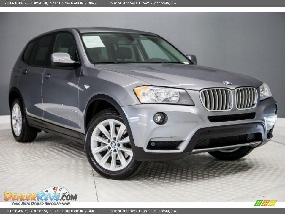 2014 BMW X3 xDrive28i Space Gray Metallic / Black Photo #12