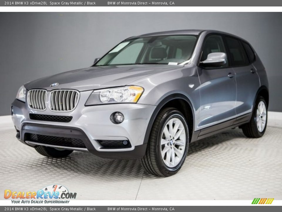 2014 BMW X3 xDrive28i Space Gray Metallic / Black Photo #14
