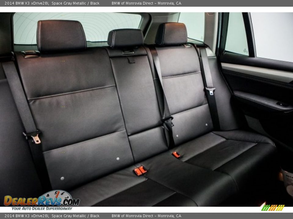 2014 BMW X3 xDrive28i Space Gray Metallic / Black Photo #15