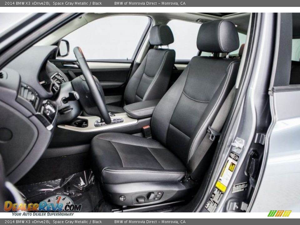 2014 BMW X3 xDrive28i Space Gray Metallic / Black Photo #16