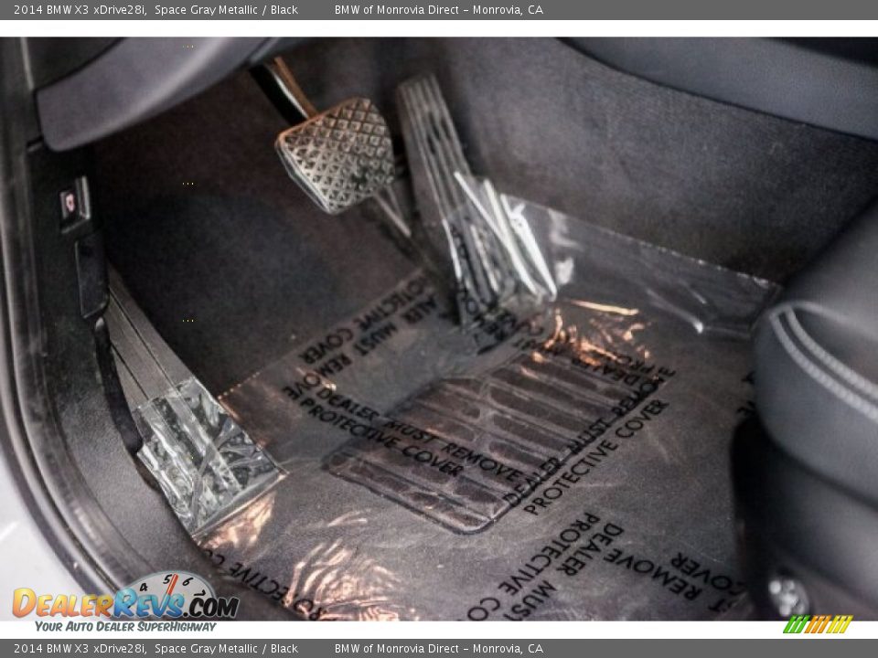 2014 BMW X3 xDrive28i Space Gray Metallic / Black Photo #21