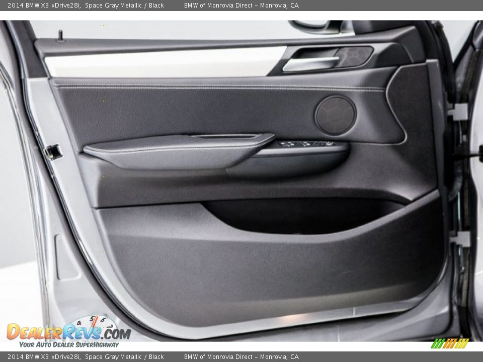 2014 BMW X3 xDrive28i Space Gray Metallic / Black Photo #23