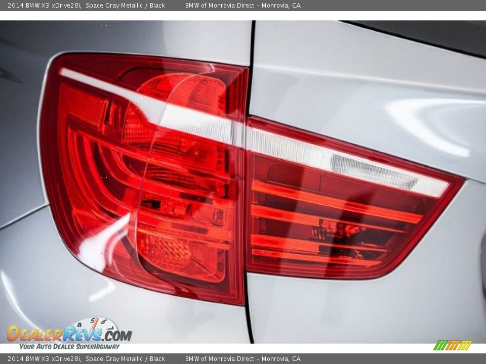 2014 BMW X3 xDrive28i Space Gray Metallic / Black Photo #24
