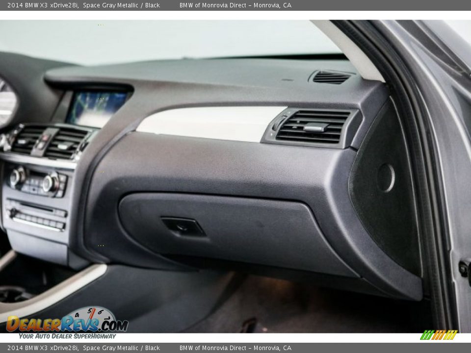 2014 BMW X3 xDrive28i Space Gray Metallic / Black Photo #25