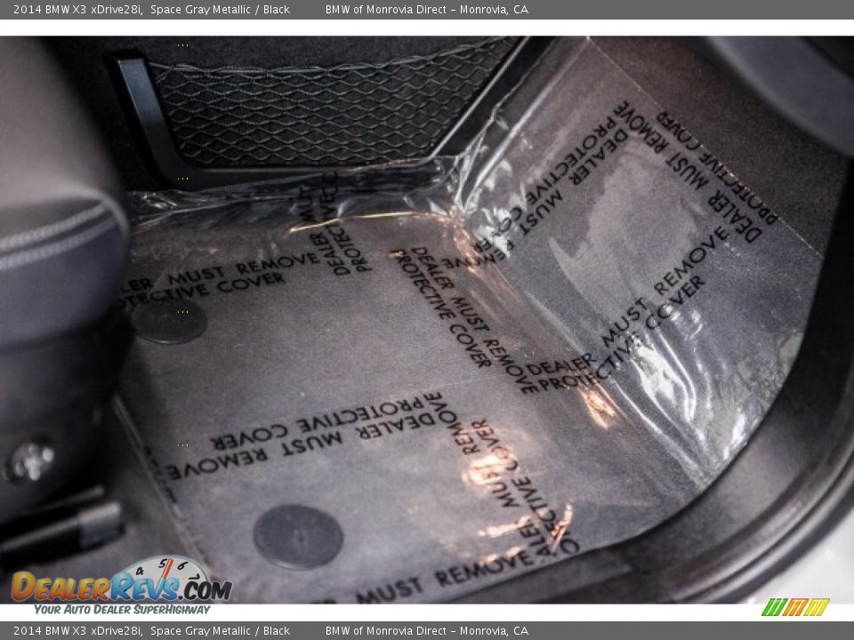 2014 BMW X3 xDrive28i Space Gray Metallic / Black Photo #26