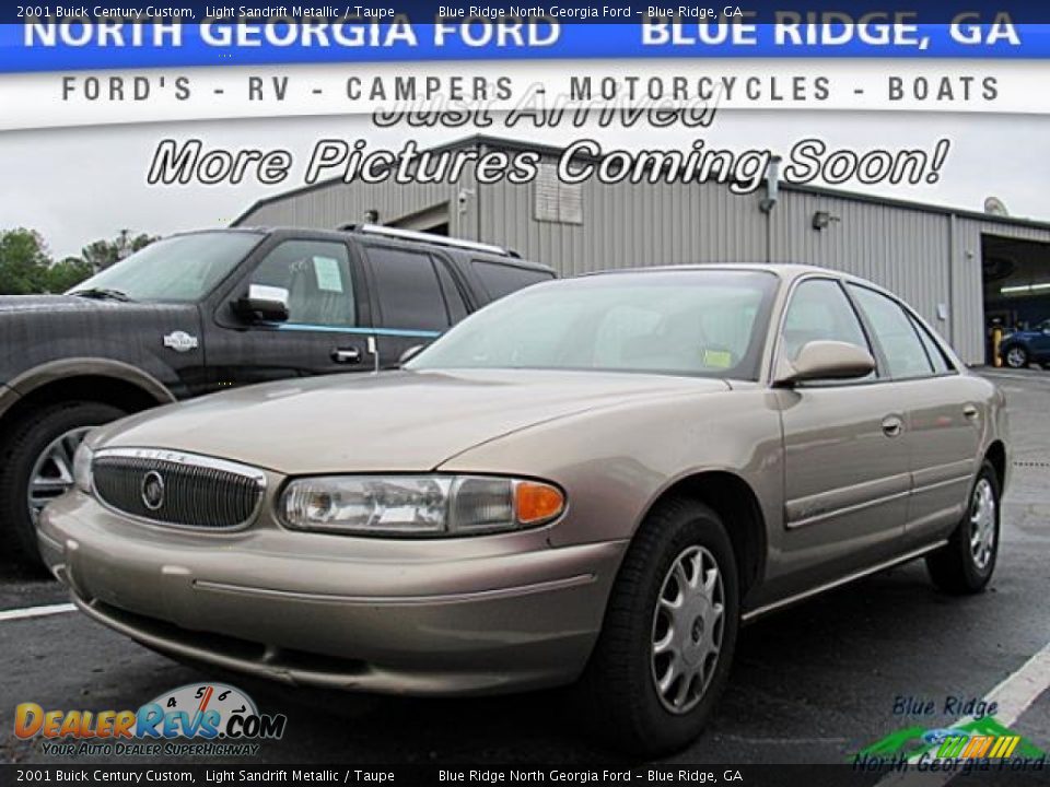 2001 Buick Century Custom Light Sandrift Metallic / Taupe Photo #1