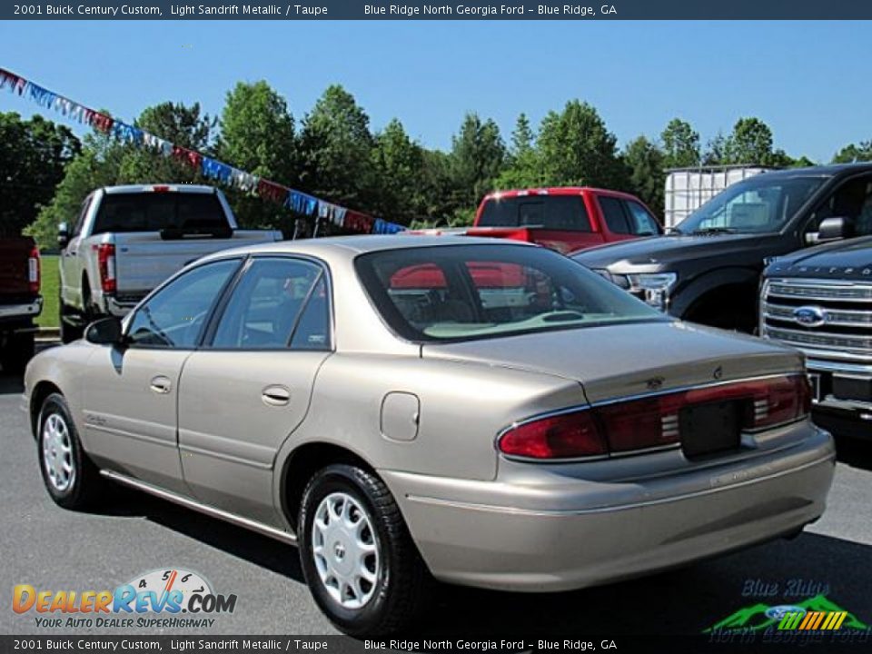 2001 Buick Century Custom Light Sandrift Metallic / Taupe Photo #4