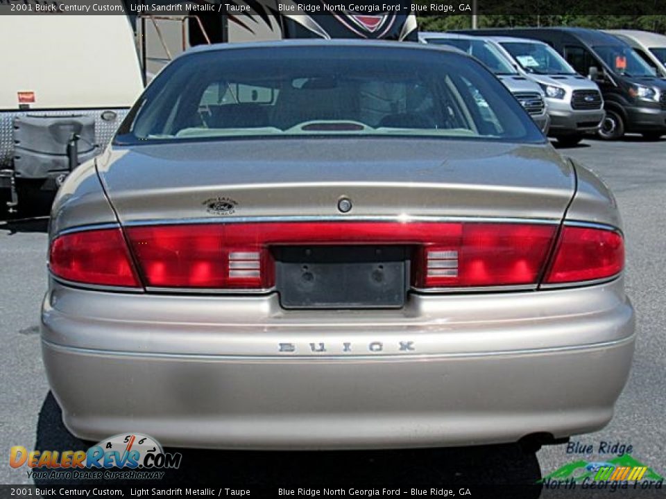 2001 Buick Century Custom Light Sandrift Metallic / Taupe Photo #6