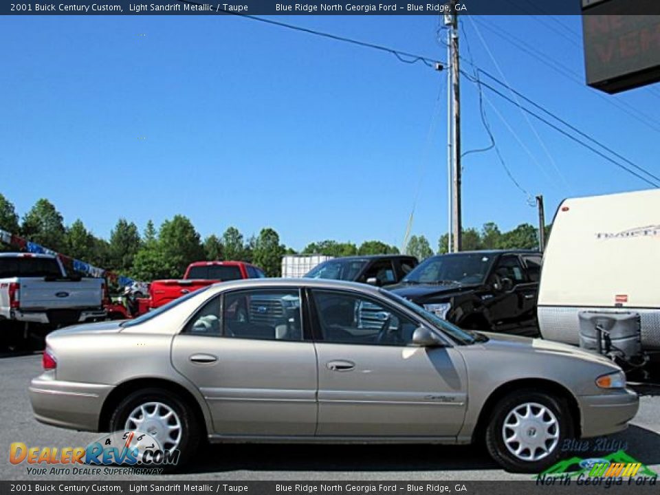 2001 Buick Century Custom Light Sandrift Metallic / Taupe Photo #8