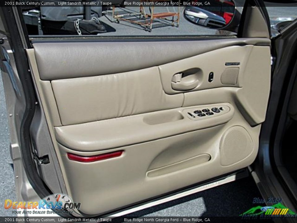 2001 Buick Century Custom Light Sandrift Metallic / Taupe Photo #12
