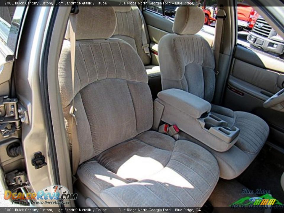 2001 Buick Century Custom Light Sandrift Metallic / Taupe Photo #15