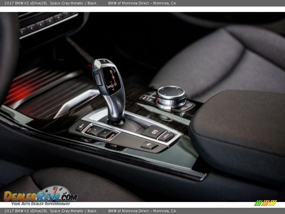 2017 BMW X3 sDrive28i Space Gray Metallic / Black Photo #7