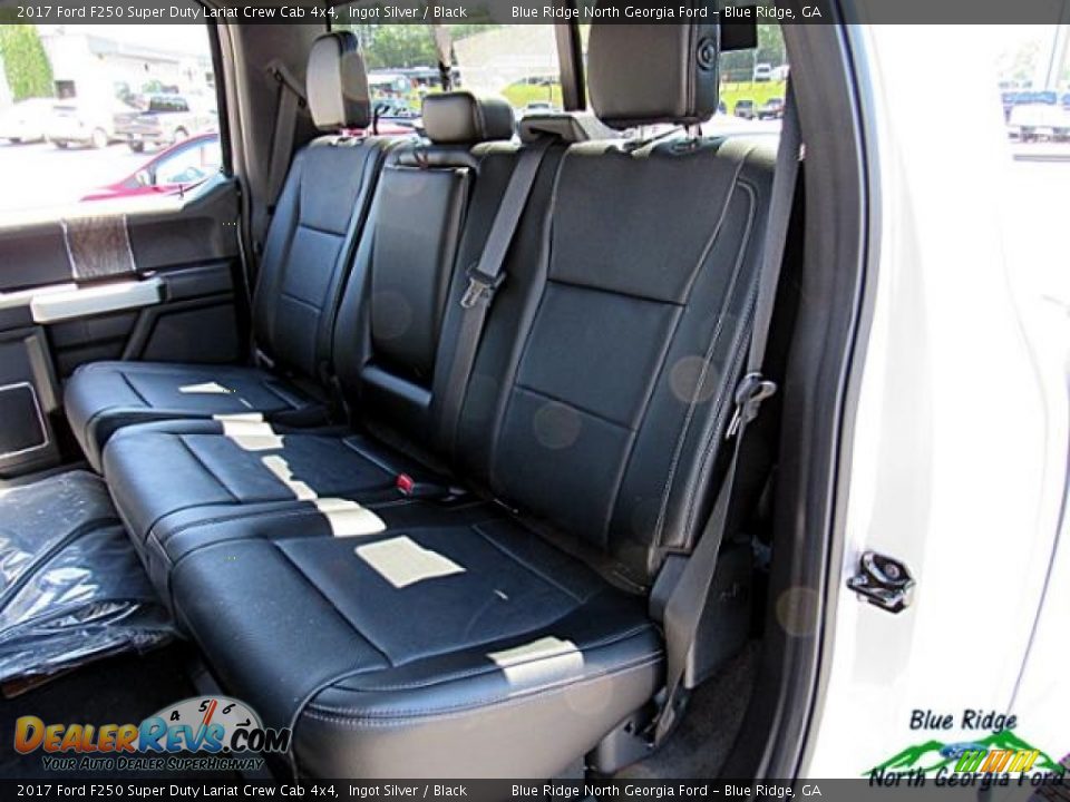 2017 Ford F250 Super Duty Lariat Crew Cab 4x4 Ingot Silver / Black Photo #13