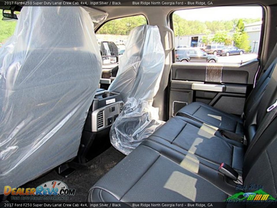 2017 Ford F250 Super Duty Lariat Crew Cab 4x4 Ingot Silver / Black Photo #35