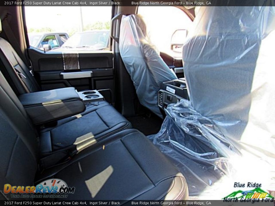 2017 Ford F250 Super Duty Lariat Crew Cab 4x4 Ingot Silver / Black Photo #36