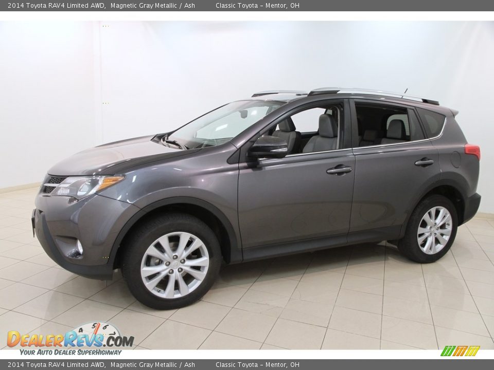 2014 Toyota RAV4 Limited AWD Magnetic Gray Metallic / Ash Photo #3