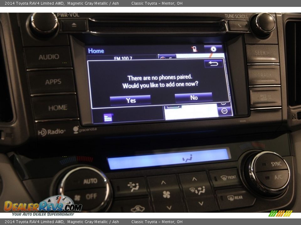 2014 Toyota RAV4 Limited AWD Magnetic Gray Metallic / Ash Photo #9
