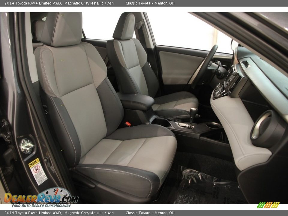2014 Toyota RAV4 Limited AWD Magnetic Gray Metallic / Ash Photo #12