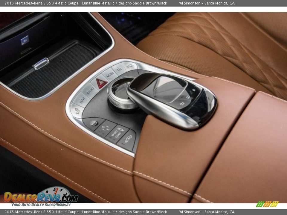 2015 Mercedes-Benz S 550 4Matic Coupe Lunar Blue Metallic / designo Saddle Brown/Black Photo #20