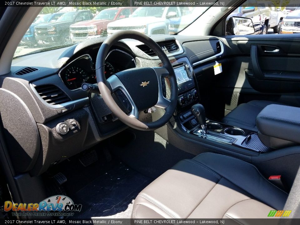 2017 Chevrolet Traverse LT AWD Mosaic Black Metallic / Ebony Photo #7
