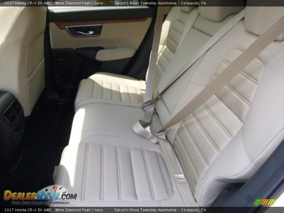 2017 Honda CR-V EX AWD White Diamond Pearl / Ivory Photo #9