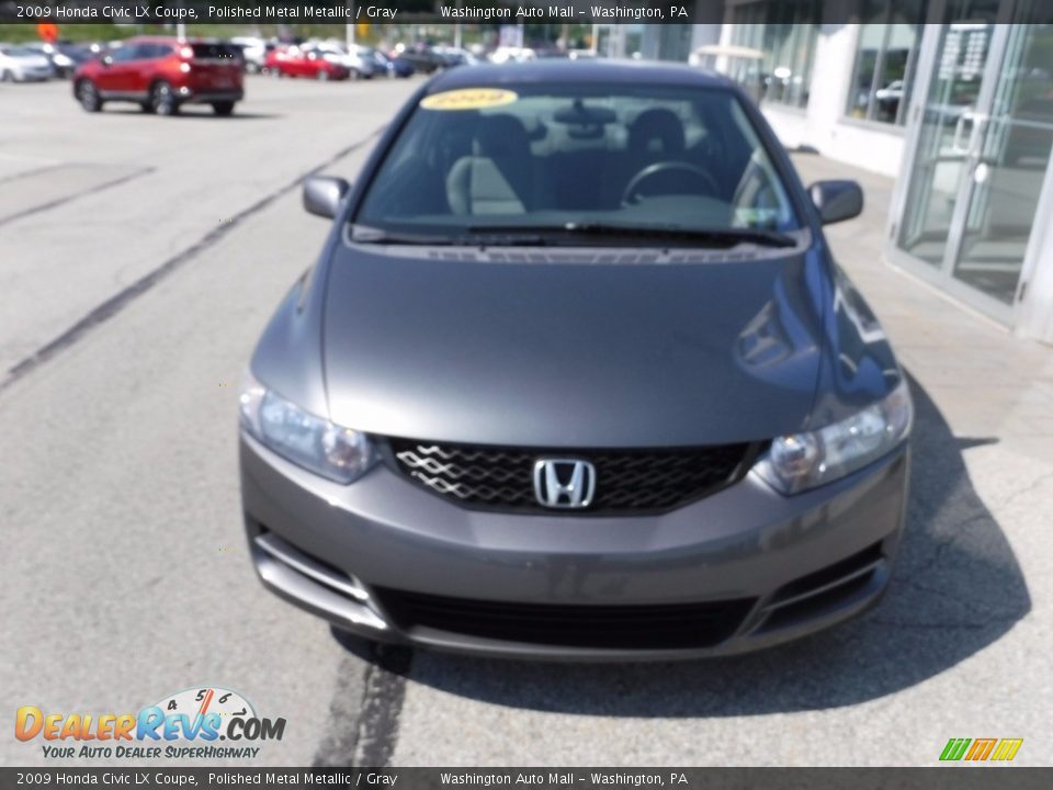 2009 Honda Civic LX Coupe Polished Metal Metallic / Gray Photo #4