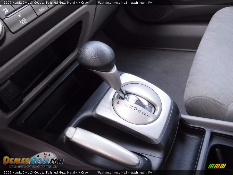 2009 Honda Civic LX Coupe Polished Metal Metallic / Gray Photo #16