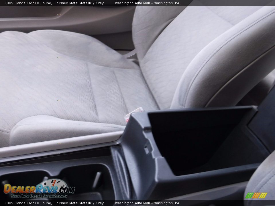2009 Honda Civic LX Coupe Polished Metal Metallic / Gray Photo #17