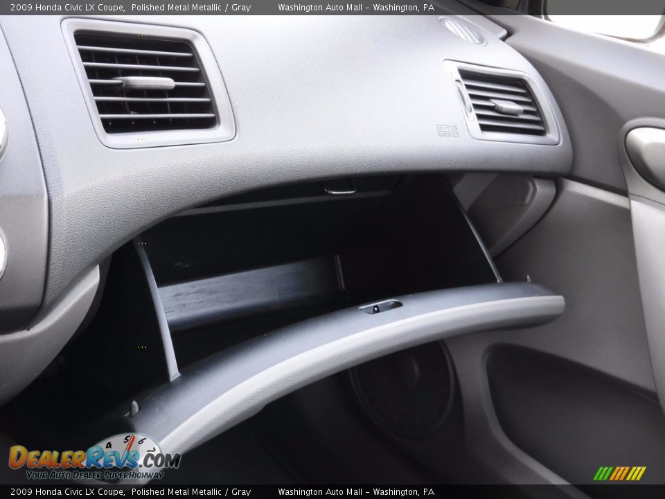 2009 Honda Civic LX Coupe Polished Metal Metallic / Gray Photo #21