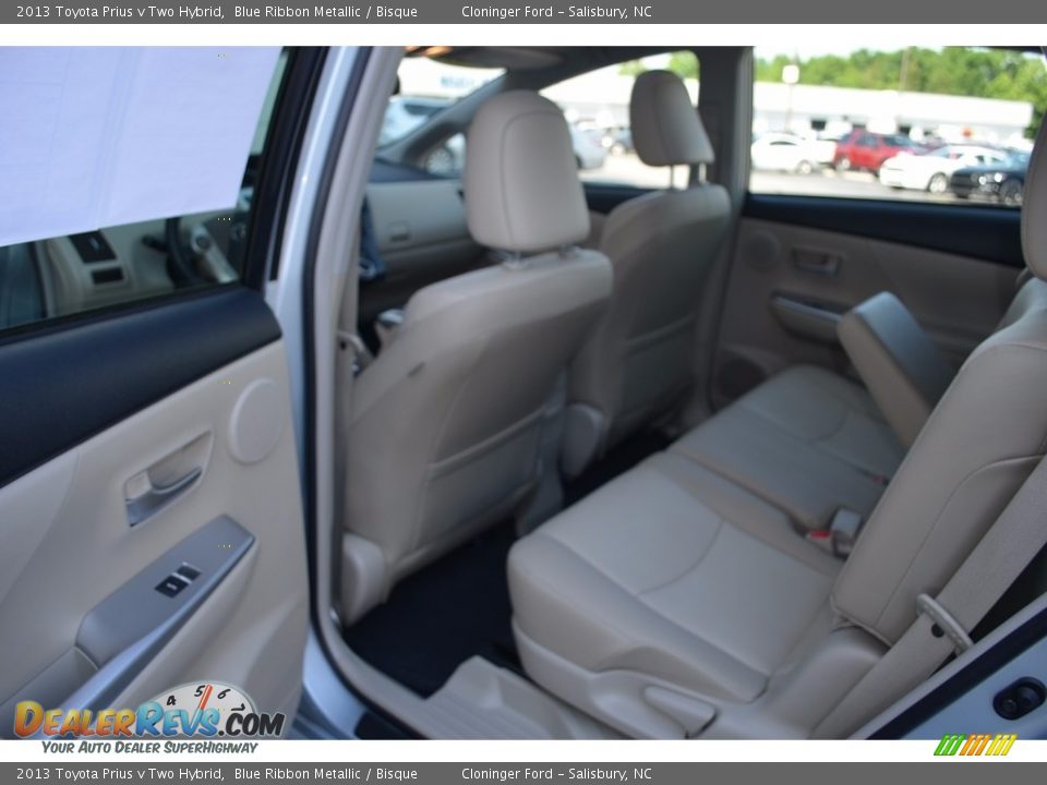 2013 Toyota Prius v Two Hybrid Blue Ribbon Metallic / Bisque Photo #12