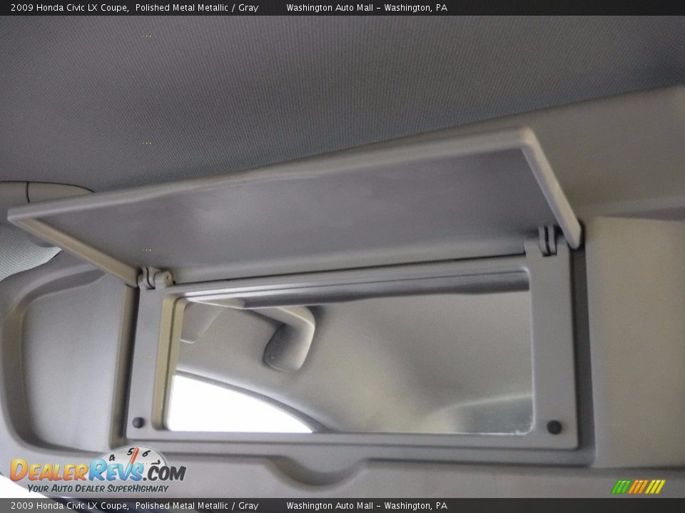 2009 Honda Civic LX Coupe Polished Metal Metallic / Gray Photo #23
