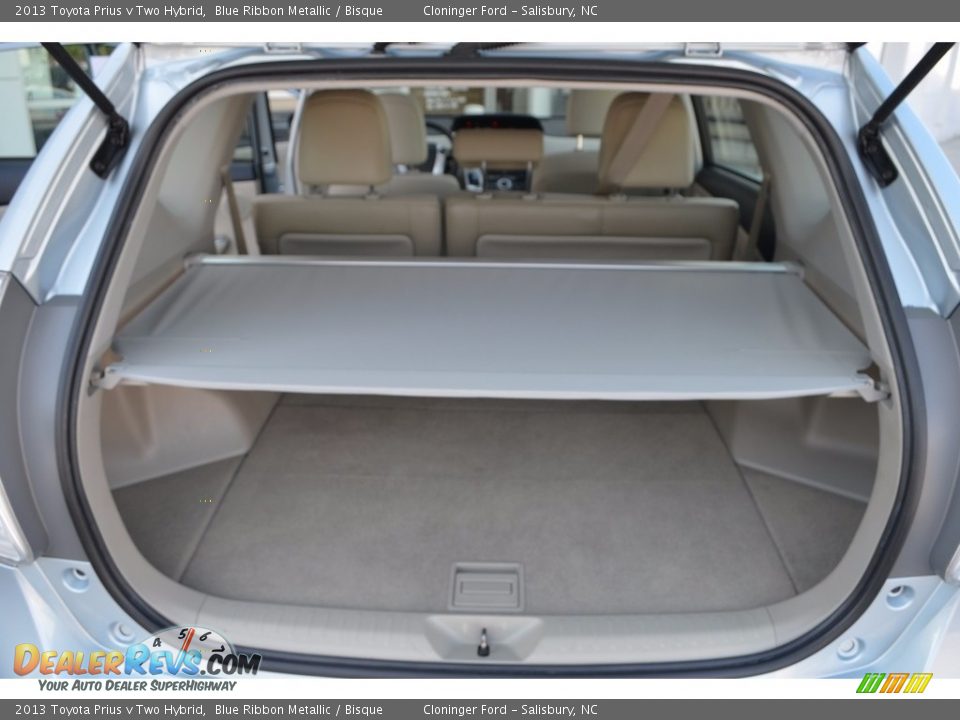 2013 Toyota Prius v Two Hybrid Blue Ribbon Metallic / Bisque Photo #13