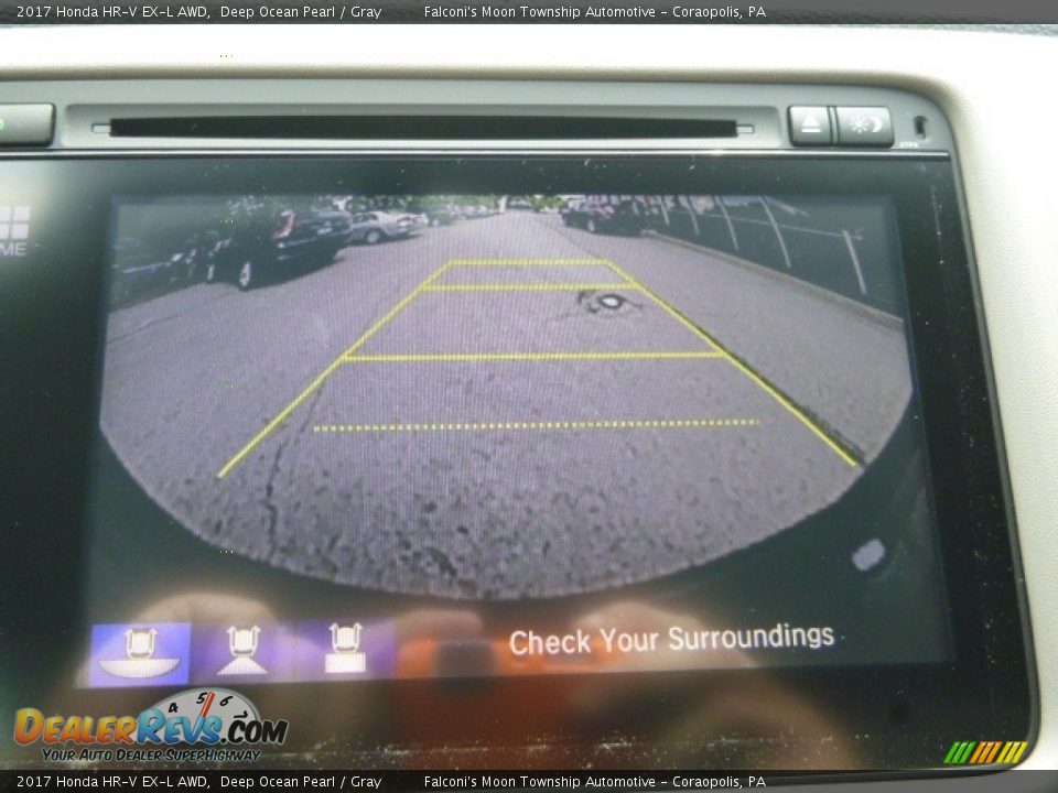 2017 Honda HR-V EX-L AWD Deep Ocean Pearl / Gray Photo #15