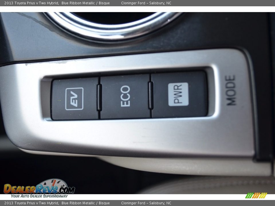 2013 Toyota Prius v Two Hybrid Blue Ribbon Metallic / Bisque Photo #23