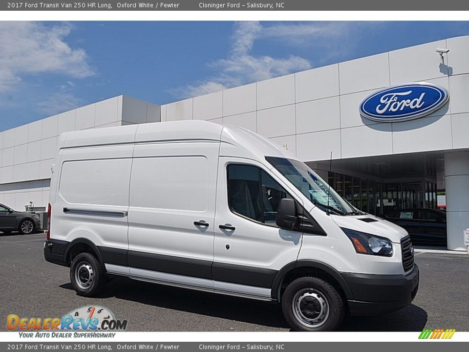 Front 3/4 View of 2017 Ford Transit Van 250 HR Long Photo #1