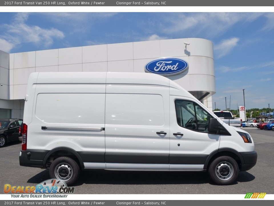 Oxford White 2017 Ford Transit Van 250 HR Long Photo #2