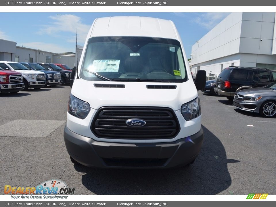 2017 Ford Transit Van 250 HR Long Oxford White / Pewter Photo #4