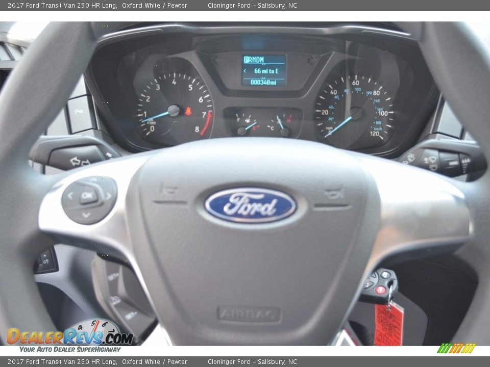 2017 Ford Transit Van 250 HR Long Oxford White / Pewter Photo #12