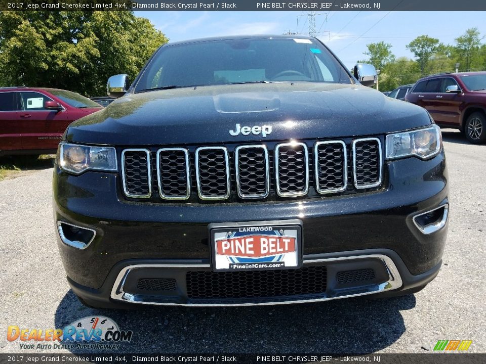 2017 Jeep Grand Cherokee Limited 4x4 Diamond Black Crystal Pearl / Black Photo #2