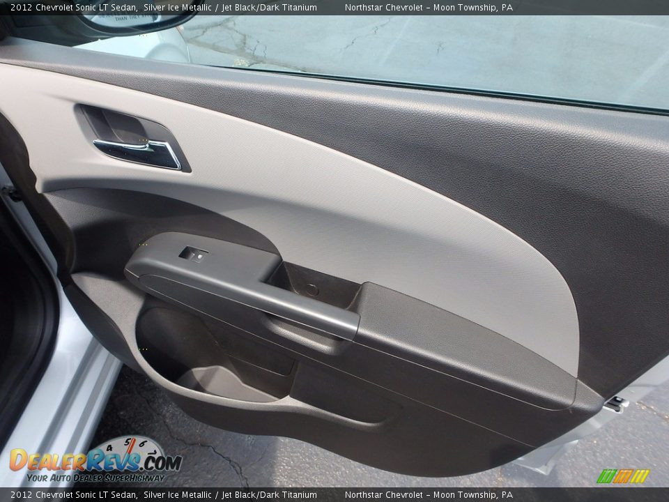 2012 Chevrolet Sonic LT Sedan Silver Ice Metallic / Jet Black/Dark Titanium Photo #17