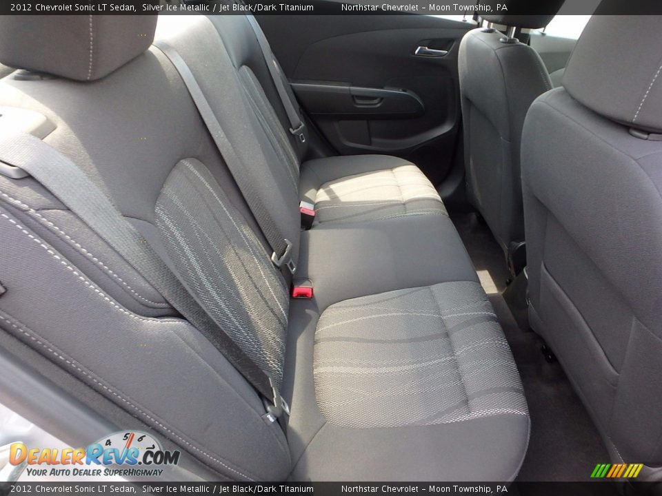 2012 Chevrolet Sonic LT Sedan Silver Ice Metallic / Jet Black/Dark Titanium Photo #18