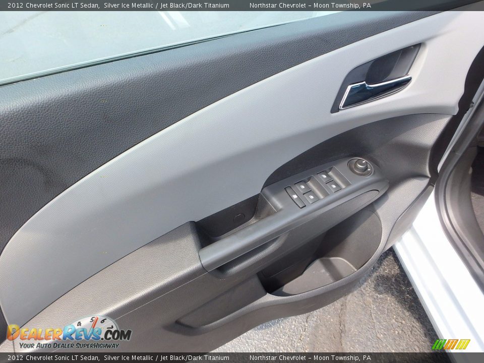 2012 Chevrolet Sonic LT Sedan Silver Ice Metallic / Jet Black/Dark Titanium Photo #24