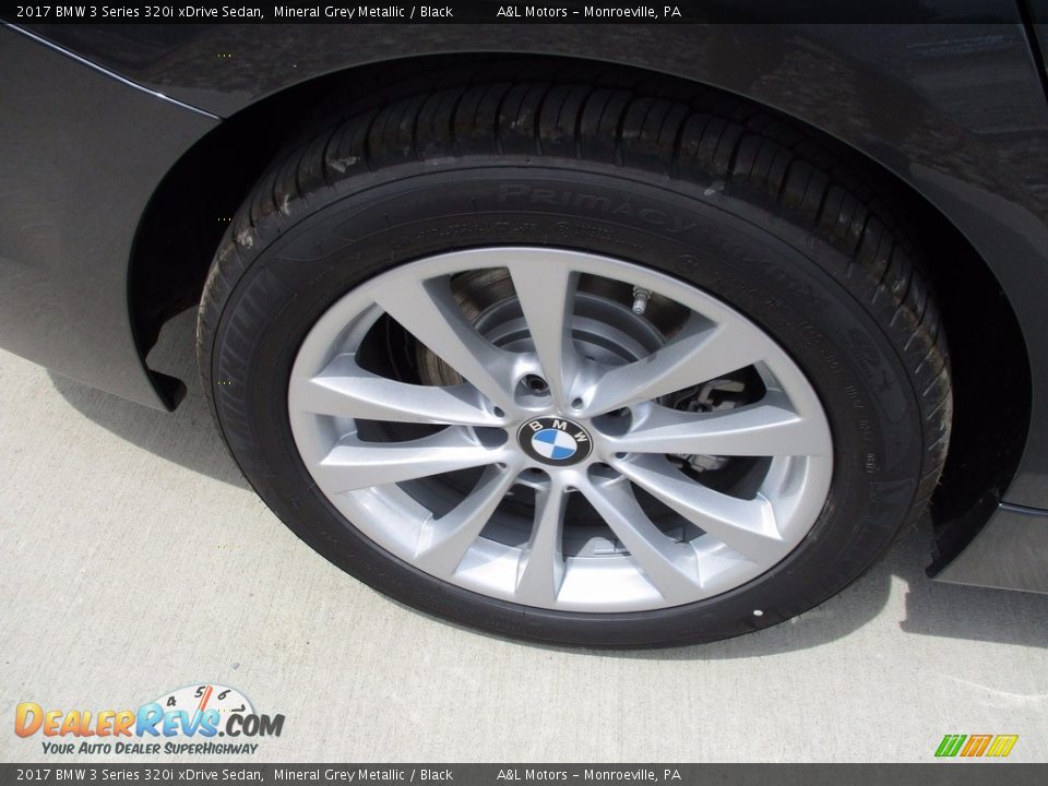 2017 BMW 3 Series 320i xDrive Sedan Mineral Grey Metallic / Black Photo #3