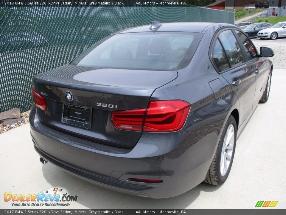 2017 BMW 3 Series 320i xDrive Sedan Mineral Grey Metallic / Black Photo #4