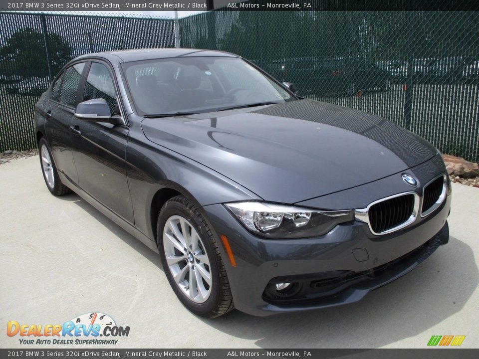 2017 BMW 3 Series 320i xDrive Sedan Mineral Grey Metallic / Black Photo #5