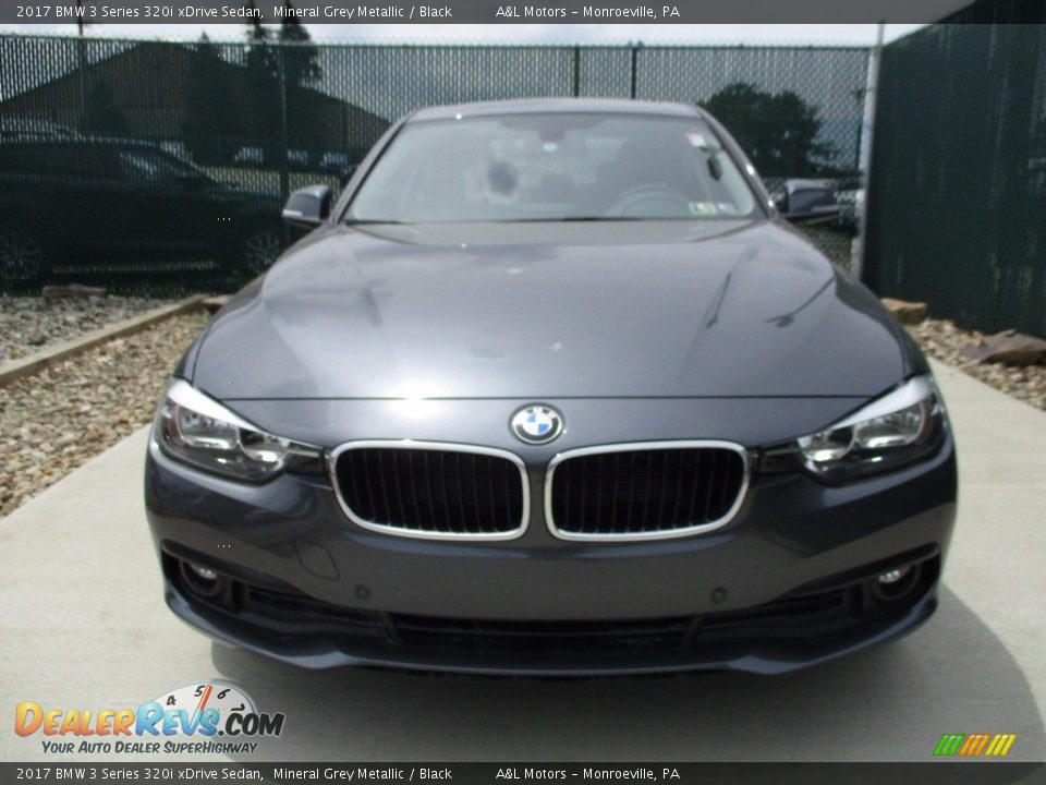 2017 BMW 3 Series 320i xDrive Sedan Mineral Grey Metallic / Black Photo #6