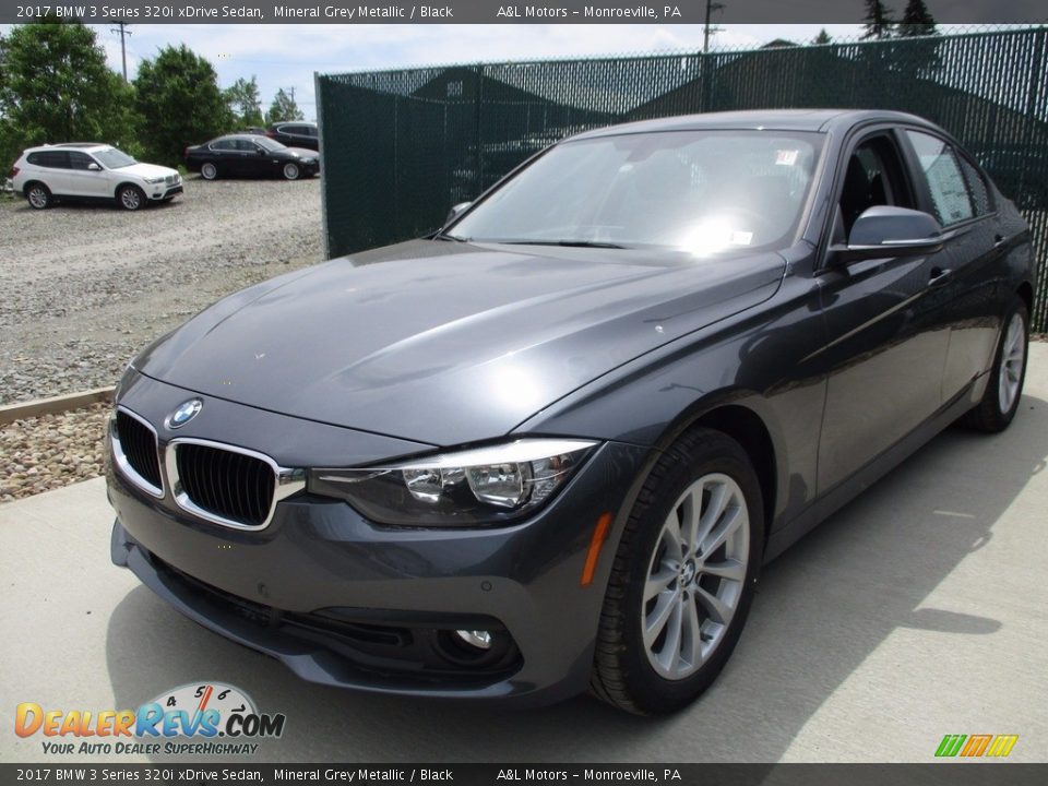 2017 BMW 3 Series 320i xDrive Sedan Mineral Grey Metallic / Black Photo #7