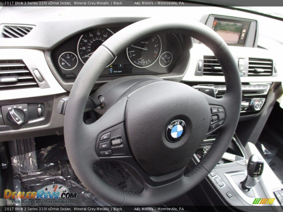2017 BMW 3 Series 320i xDrive Sedan Mineral Grey Metallic / Black Photo #14