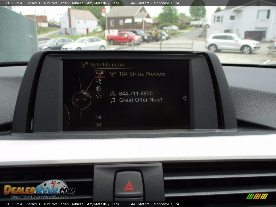 2017 BMW 3 Series 320i xDrive Sedan Mineral Grey Metallic / Black Photo #15